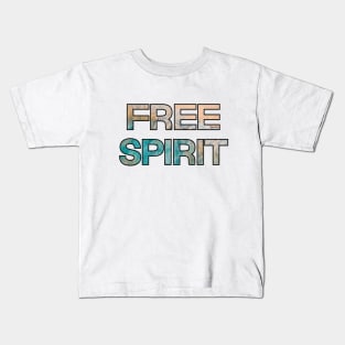 Free Spirit Ocean Waves Graphic design Kids T-Shirt